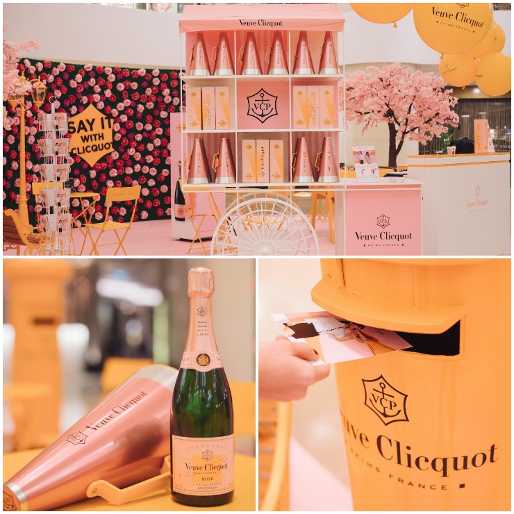 “Say it with Clicquot” pop-up store