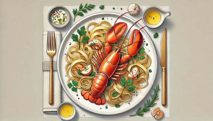 Le goût des fêtes : Linguine aux langoustes